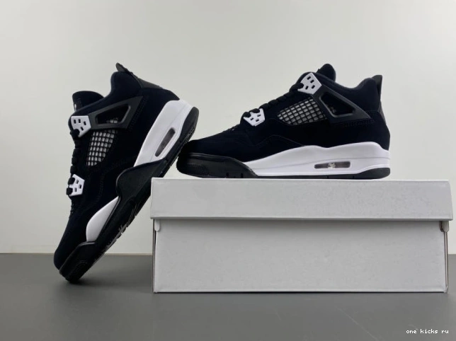 Chep Onekick Thunder Air Jordan FQ8213-001 4 White Retro 0704